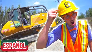 Blippi Español  Bulldozer  Camiones de Construcción para Niños  Canciones Infantiles [upl. by Cybil]