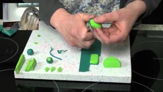 Polymer Clay Tutorials  Leaf Cane using Cernit Polymer Clay [upl. by Asserrac293]