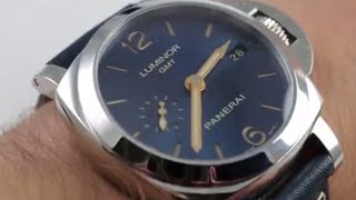 PreOwned Panerai Luminor 1950 3 Day GMT Limited Edition PAM 688 Luxury Watch Review [upl. by Oizirbaf]