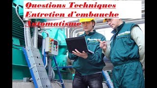 Questions Techniques Entretien d’embauche Automatisme أسئلة مقابلة العمل [upl. by Redvers706]