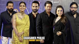 Celebrities arrives at Dadasaheb Phalke Awards 2024  Shahrukh Khan Nayanthara Rani Mukerji Bobby [upl. by Mlohsihc]