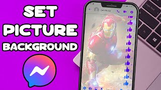 How to Change Background in Messenger  Set Any Photo As Background In Messenger Newest Update [upl. by Paula]