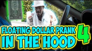 Floating Dollar Prank In The Hood 4 [upl. by Colfin]