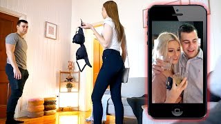 CAUGHT CHEATING on my Girlfriend PRANK [upl. by Nehepts]