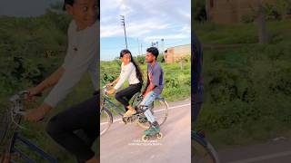 skating girl cycle reaction india tigerskater shortvideo shorts [upl. by Pence]