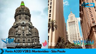 Montevideo  São Paulo  RioMontevideo  BAires  SUMUSBGRSBRJSUMUSABE  A320HDJT  VATSIM [upl. by Eneloj]