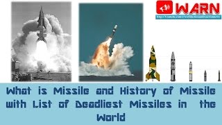 ANALYSIS  What is Missile and History of Missile with List of Deadliest Missiles in the World [upl. by Aran]