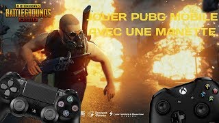 JOUER AVEC UNE MANETTE   PUBG MOBILE [upl. by Atsillak54]