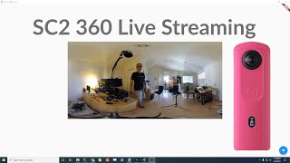 RICOH THETA SC2 Streaming to Windows [upl. by Ahsyat]