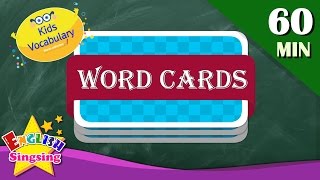 Kids vocabulary compilation  Words Theme collection  Word cards  review [upl. by Ramel]