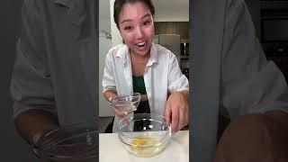 how to separate egg white and yolk easy [upl. by Eillat]