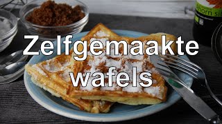 Zelfgemaakte wafels recept [upl. by Ambur]