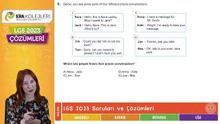 LGS 2023 Soruları ve Çözümleri ingilizce [upl. by Ttenneb]