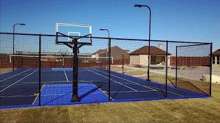 Sport Court® Texas  Multi Sport Game Courts  Drone Footage [upl. by Adnilem516]