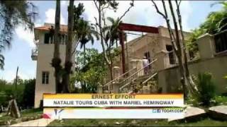 TODAY Show  Mariel Hemingways visit to her Grandfathers home in Cuba with Natalie Morales [upl. by Gala]