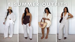 ASOS TRY ON HAUL  8 SUMMER OUTFITS 2024 [upl. by Ecnadnak419]