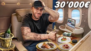 J’AI ACHETÉ UN BILLET D’AVION À 30000€ 😱😱 PREMIÈRE CLASSE DU JAMAIS VU 💰💰 [upl. by Rustice571]