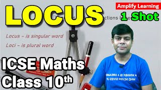 Locus and its Constructions  One Shot  Important Questions  ICSE Class 10 Maths 202324 Exam [upl. by Galliett]