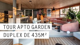 Apartamento garden duplex de 435m² com muito verde [upl. by Enneyehs989]