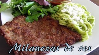 Como preparar unas ricas milanesas de res facil y rapido video 158 [upl. by Harbard]