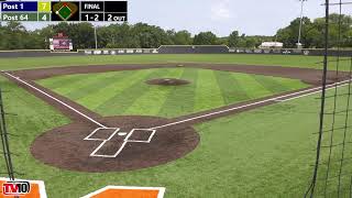 WV American Legion Baseball State Tournament Wheeling Post 1 vs Potomac Valley Post 64 72624 [upl. by Gerick]