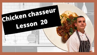 How to cook chicken chasseur  practice dish 5 [upl. by Yraeht]