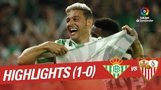 Resumen de Real Betis vs Sevilla FC 10 [upl. by Anihta]