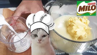 Easy and Delicious Cake with MILO  Indulgence Batik Cake  ASMR [upl. by Erdnaed]