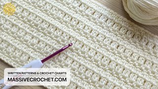 This Crochet Pattern for Beginners is SPLENDID 😍 ✅ SUPER EASY amp UNIQUE Crochet Stitch for Blanket [upl. by Bethesde]