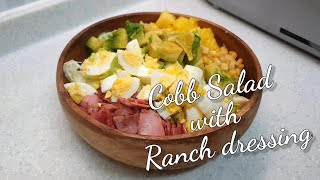 콥샐러드와 렌치드레싱 만들기 Cobb salad amp Ranch dressing recipe [upl. by Llibyc629]