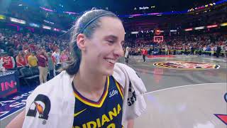 CC Interview After Her 2nd TRIPLE DOUBLE at the Fever WIN Over The LA Sparks [upl. by Asseniv]