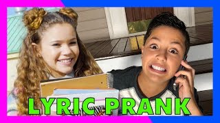 SONG LYRIC PRANK CONFESSION vs Sierra Haschak [upl. by Ateuqram803]