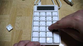 TAKUMI 10key Calculator aka ALPSulator New XM Cream Switch [upl. by Icken11]