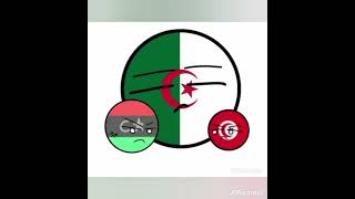 Tunisia libya algeria and morocco siging LALALA countryball [upl. by Libove595]