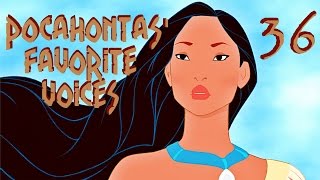 Pocahontas III My Ranking of all Voices [upl. by Fabian]