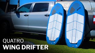 Quatro Wing Drifter Foilboard Review [upl. by Aiuqcaj]