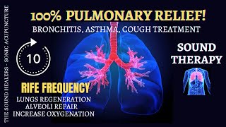 Bronchitis I Asthma I Cough Relief I Pulmonary Infection I Emphysema ➤ RIFE Frequency ➤Sound Therapy [upl. by Reckford]