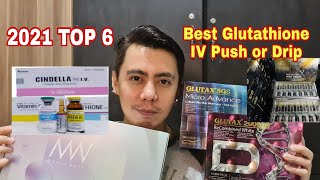 2021 TOP 6 BEST amp MOST EFFECTIVE GLUTATHIONE IV OR GLUTA DRIP WITH VITAMIN C FOR WHITENING REVIEW [upl. by Julianne697]