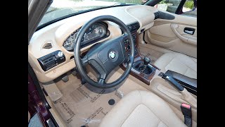 1998 BMW Z3 19 roadster complete TEST DRIVE video review [upl. by Clerk538]