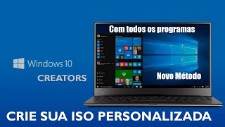 criando iso do windows 10 com todos os programas novo método [upl. by Sheehan189]