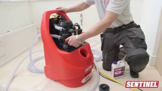 How to powerflush a central heating system 12 [upl. by Nove]