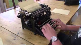 Typing Test  1911 Underwood 5 [upl. by Jeffers]