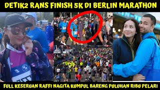 AKHIRNYA RAFFI BERHASIL BUJUK NAGITA DETIK2 RANS FINISH BERLIN MARATHON 5K KALAHKAN RIBUAN PELARI [upl. by Leciram]