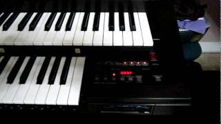 Yamaha Electone EL50 dual layer organ Disk Demo [upl. by Nosimaj627]