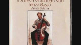 Anner Bylsma Bach Cello Suite 6 Allemande [upl. by Franciscka]