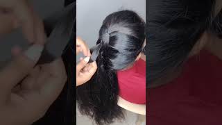 easy hairstyle explore tutorial shorts shortvideo shortviral ytshorts [upl. by Bremer]