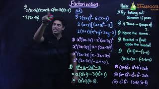 FACTORIZATION PART 1  ICSE CLASS 9  Maths Factorisation class 9 Icse  Shyamal Kapadia [upl. by Elatsyrc920]