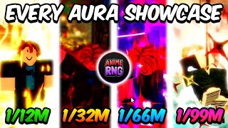 Anime RNG  Every Aura Full Showcase  12  195M [upl. by Rabi]