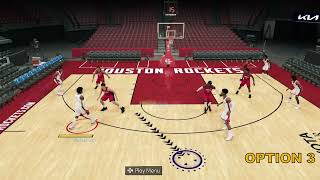 FIST WIDE 25  NBA 2K22 Rockets Playbook [upl. by Appleton42]