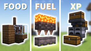 5 MUSTHAVE Starter Farms for Minecraft 121 [upl. by Pucida612]